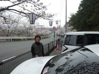 尾道千光寺　桜の第一駐車場